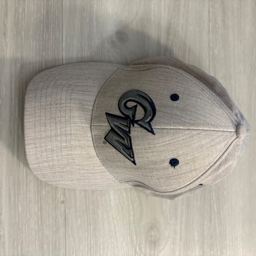 Zephyr Hat George Washington University GW Colonials Fitted Hat Tan Navy Blue XL